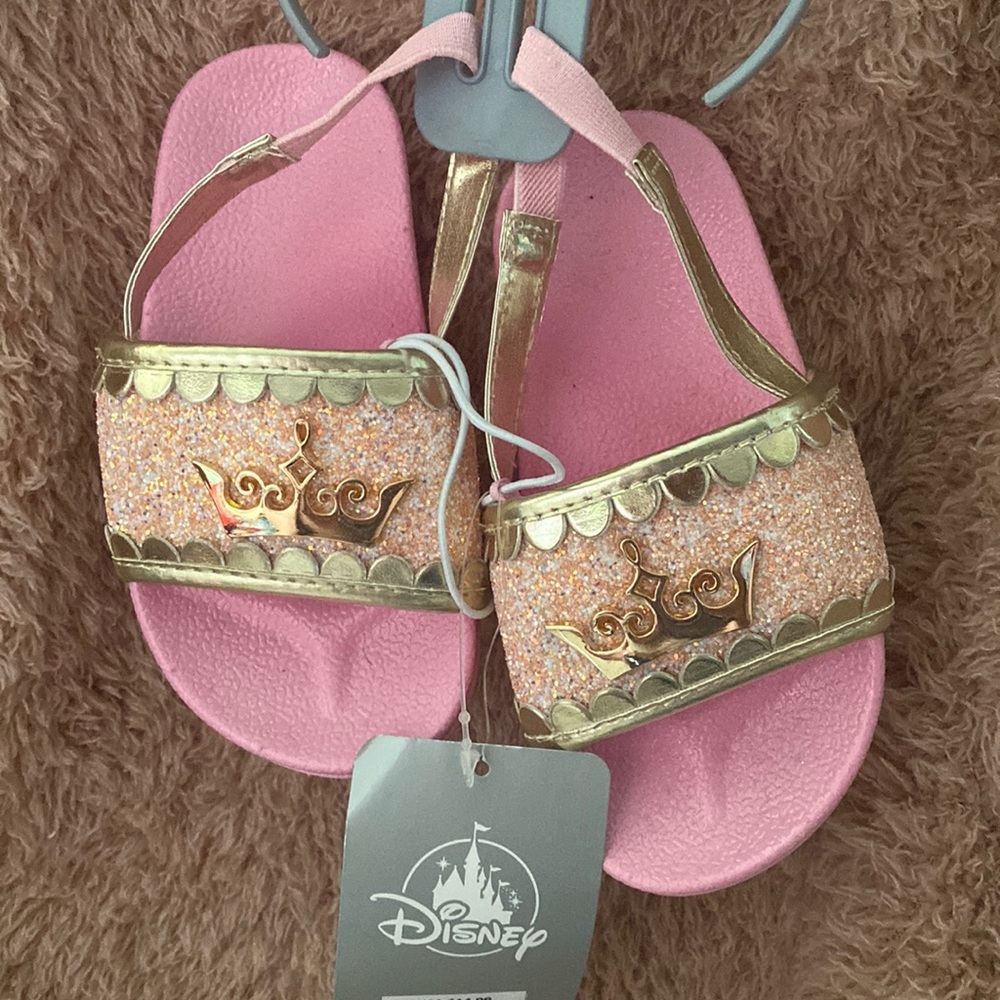 Disney Pink Crown Sandals